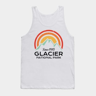 Glacier National Park Sticker Tank Top